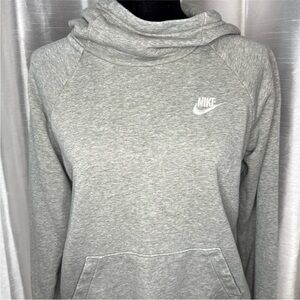 Nike Grey sweatshirt Cowl Hoodie! Sz XS